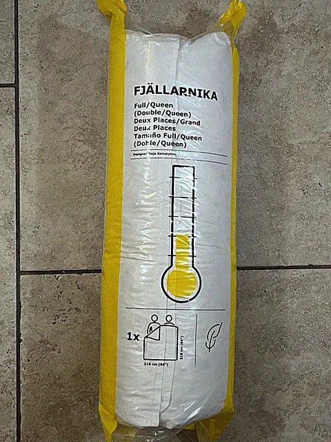 Brand New IKEA FJALLARNIKA Full / Queen Comforter Light Warm 504.574.69
