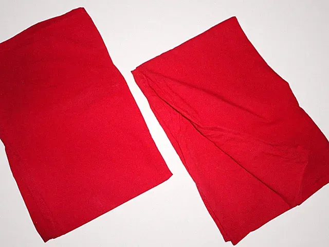 IKEA DVALA RED (PAIR) STANDARD PILLOWCASES SHAMS PILLOWCASES 19 X 29