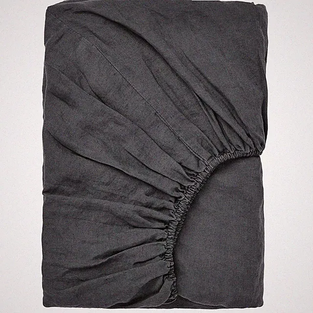 IKEA DYTÅG Fitted Sheet Dark Gray Full/Double 305.214.14-NEW