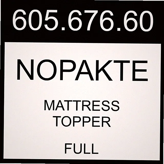 IKEA NOPAKTE Mattress Topper White Full 605.676.60