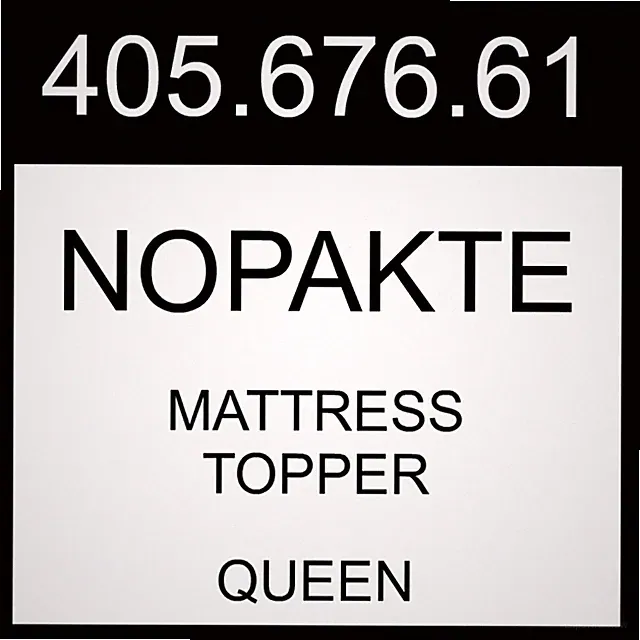 IKEA NOPAKTE Mattress Topper White Queen 405.676.61