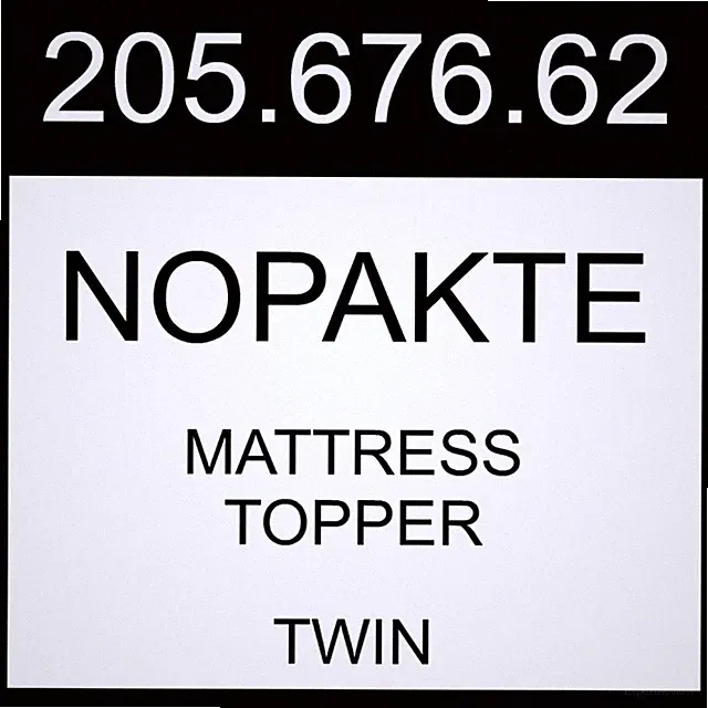 IKEA NOPAKTE Mattress Topper White Twin 205.676.62