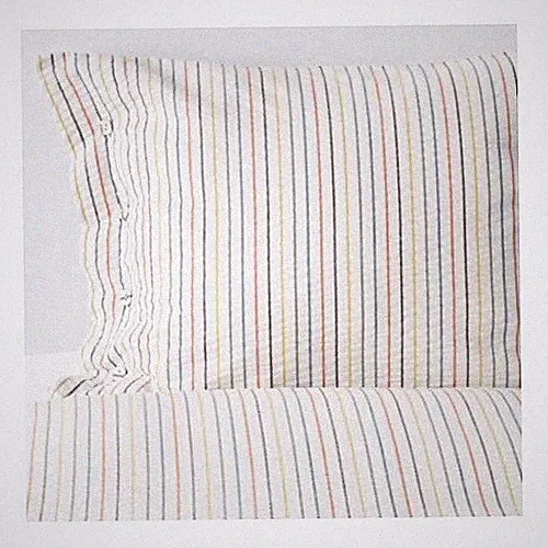 Ikea Rajgras Full Queen Duvet Cover & 2 pillowcases Bedding 803.302.28 Stripe