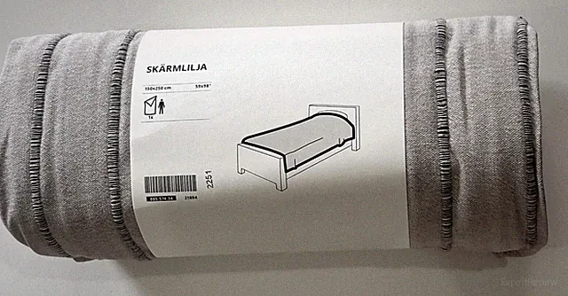 IKEA SKARMLILJA Bedspread Gray 59" x 98" Cover Bed 805.574.34 NEW