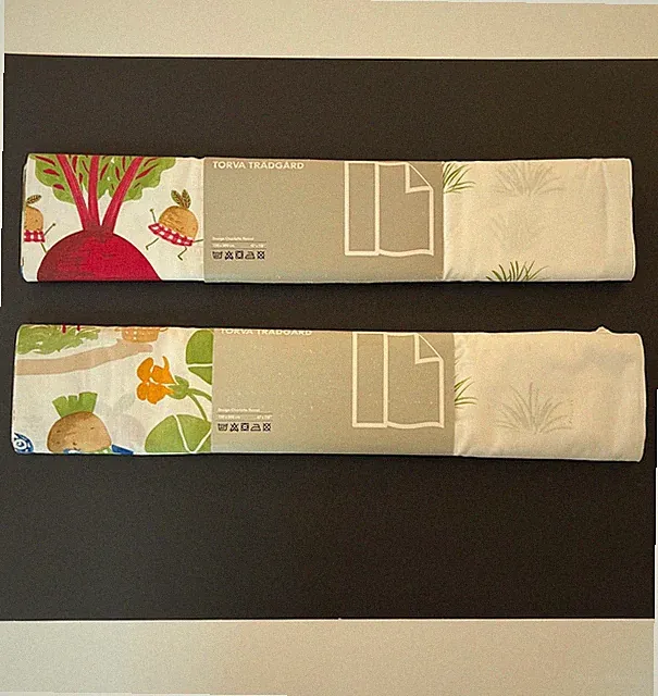 Ikea Torva Fabric Panels Set of 2 New in Package 2010 Charlotte Ramel 47” x 118”