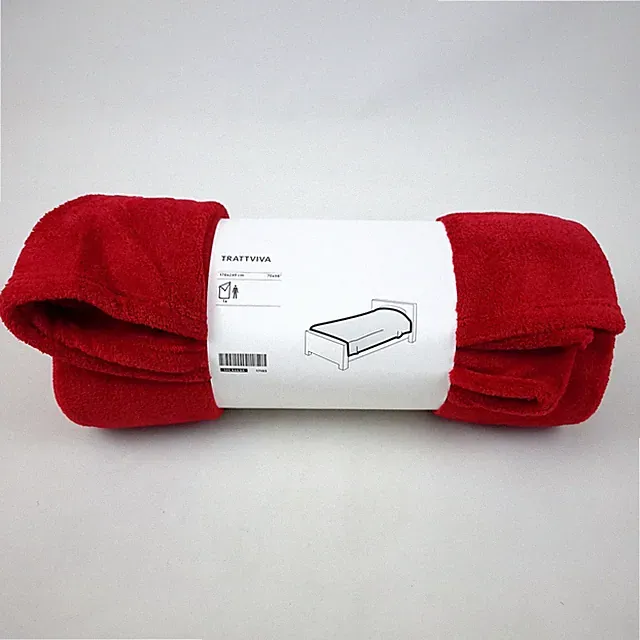 IKEA TRATTVIVA Bedspread Red Twin/Full Soft New 105.844.69