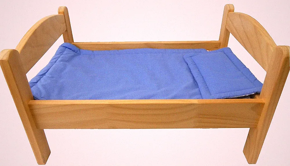 IKEA Wooden Doll Bed Model 13344 Fits 18” Dolls w/ Bedding Toy Furniture 20”