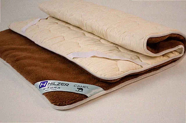 OrganicCamel Wool Mattress Topper, Woolmark/eco friend white soft mattress pad