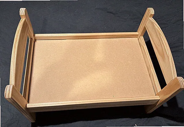 Used IKEA DUTKIG Wooden Doll or Dog or Cat Bed, No Linens 101.016.64